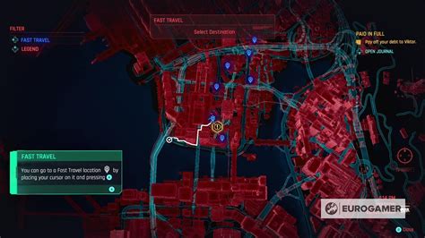 The ability to fast travel is unlocked as soon as you are able to explore Night City in Act 1 of Cyberpunk 2077 - albeit in a lockdown state - though using the system isn&39;t as easy as. . How to fast travel cyberpunk